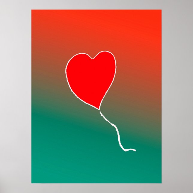 Póster Corazón volador (Frente)