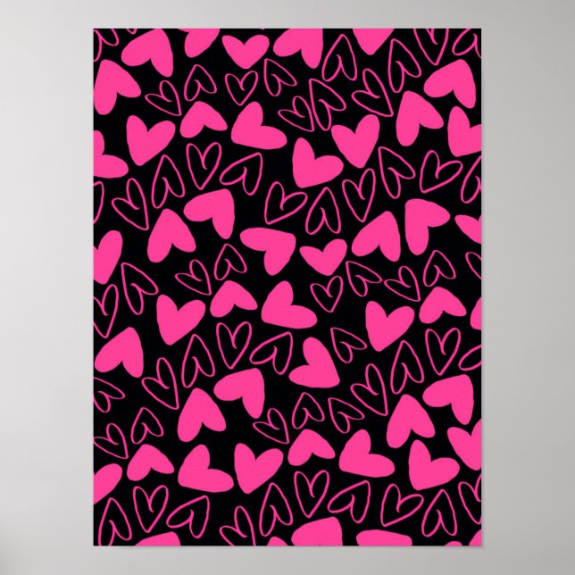 Póster Corazones (Frente)