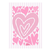 Corazones abstractos rosados