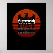 Corazones de hierro 4 Impresión, papel Poster de v