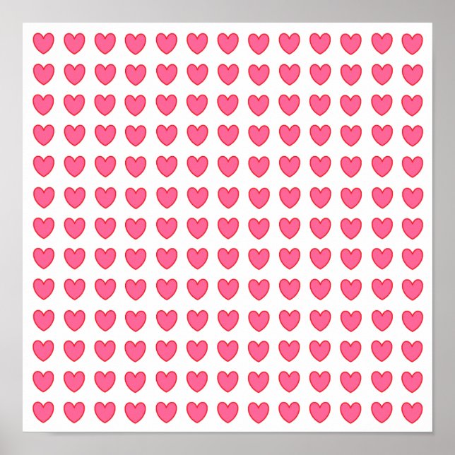 Póster Corazones de Polka (Frente)