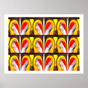 Póster Corazones de suerte