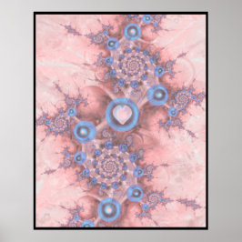 Póster Corazones de viaje