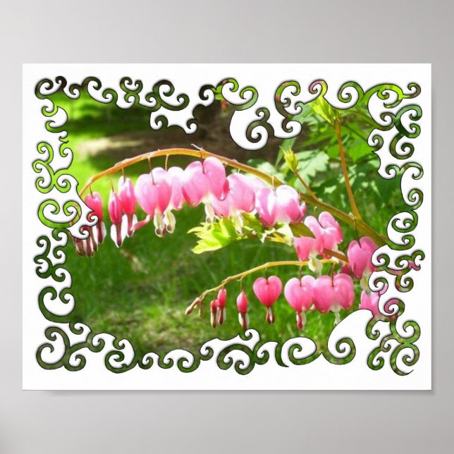 Póster Corazones Sangrantes Swirley (Frente)