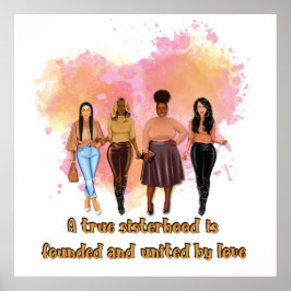 Póster Corazones Unidos: Celebrando la diversidad en la h