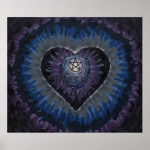 Póster CorazónMísticoOscuro