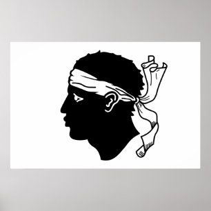 Póster Córcega, Francia