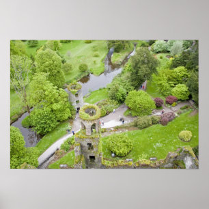 Póster Corcho, Irlanda. El infame Castillo de Blarney
