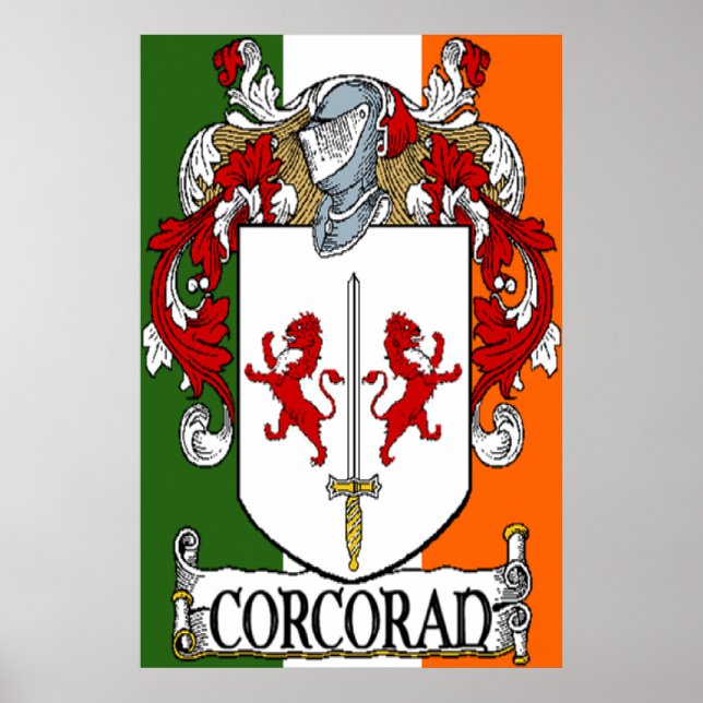 Póster Corcoran Coat of Arms Print (Frente)
