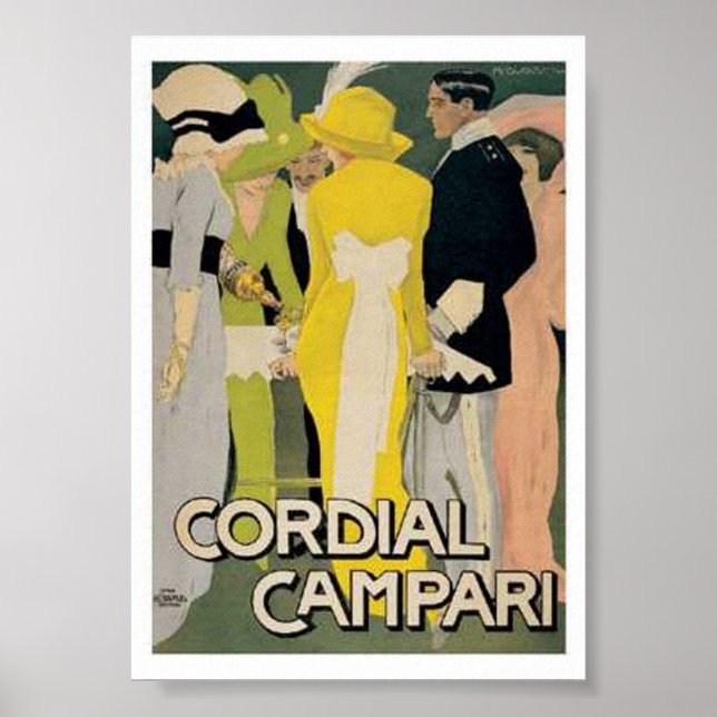 Póster Cordial Campari 2 (Frente)