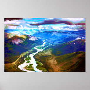 Póster Cordillera Brooks, Alaska Ártica