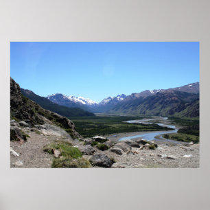 Póster Cordillera de Andes, Patagonia