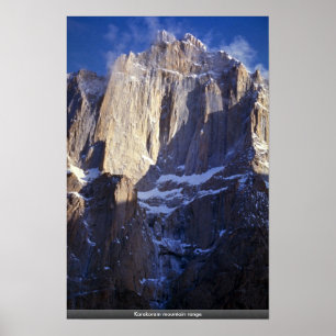 Póster Cordillera de Karakoram