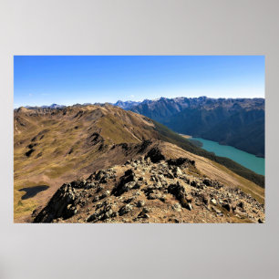 Póster Cordillera de St. Arnaud
