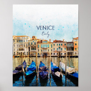Póster Cordillera de VENEZIA - Italia: recuerdo de viajes