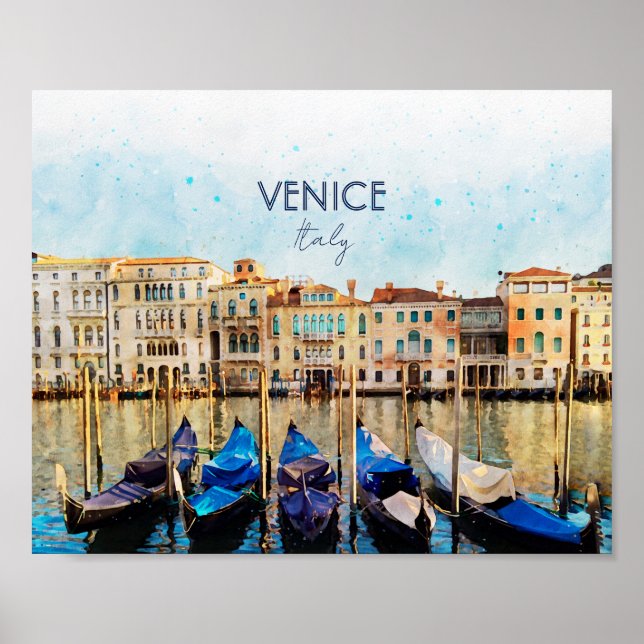 Póster Cordillera de VENEZIA - Italia: recuerdo de viajes (Frente)