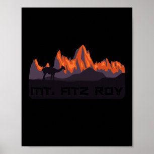 Póster Cordillera Monte Fitz Roy