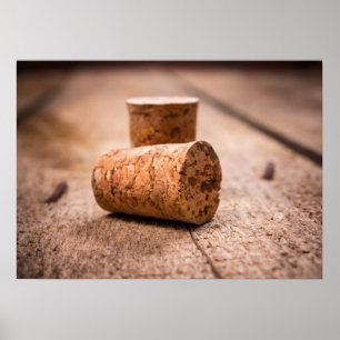 Póster cordones de vino