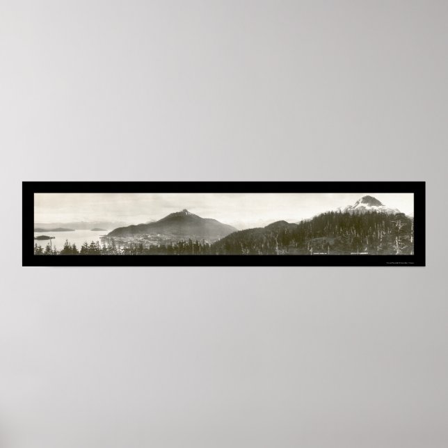 Póster Cordova, AK Panorama Photo 1915 (Frente)
