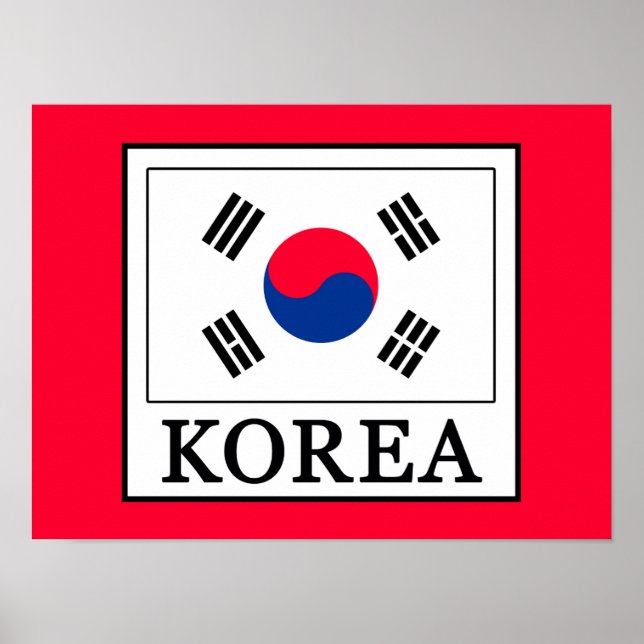 Póster Corea (Frente)