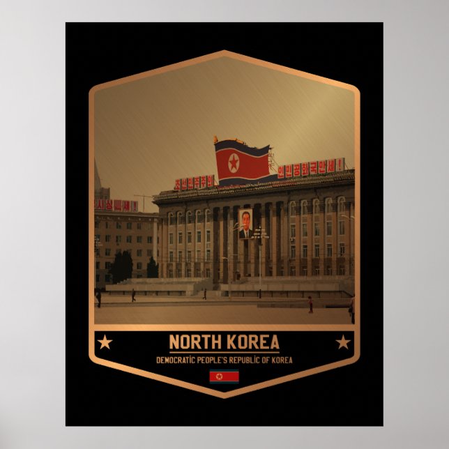 Póster Corea del Norte (Frente)