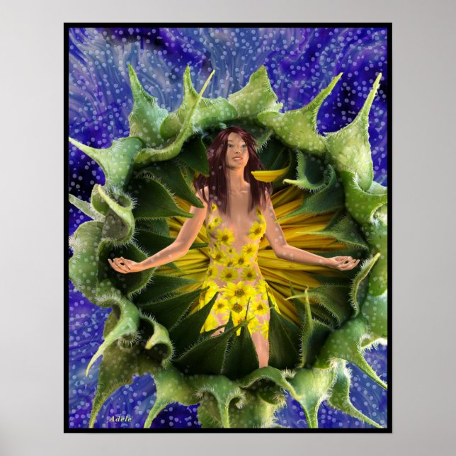 Póster Coreo meditaciones, dificultad al principio (Frente)