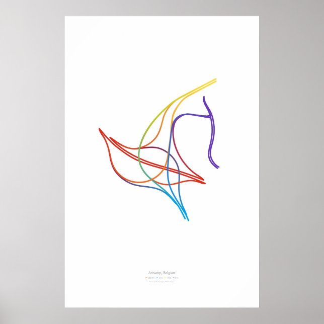 Póster Coreografía de intercambio: Amberes, Bélgica (Frente)