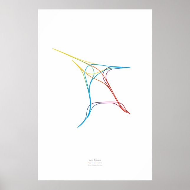 Póster Coreografía de intercambio: Ans, Bélgica (Frente)