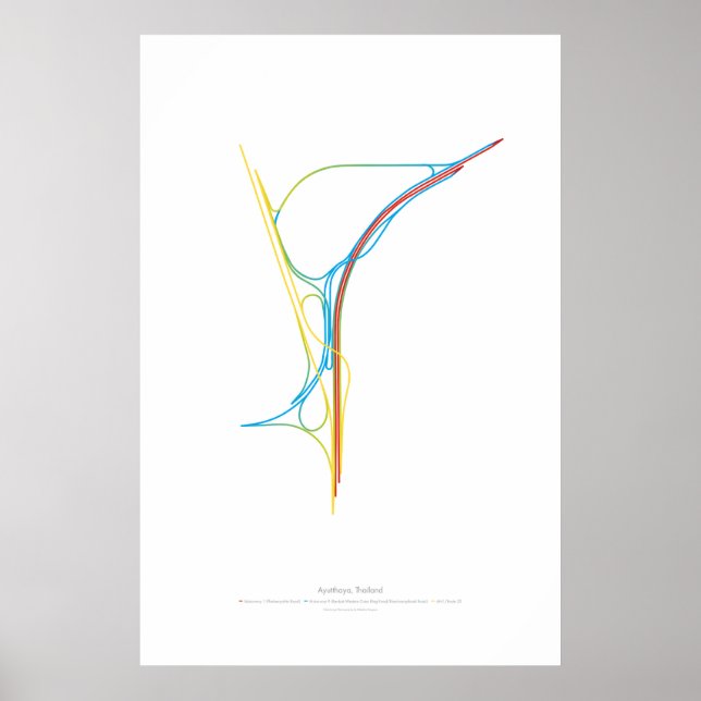 Póster Coreografía de Intercambio: Ayutthaya, Tailandia (Frente)