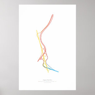 Póster Coreografía de intercambio: Caguas, Puerto Rico