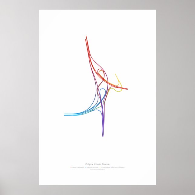 Póster Coreografía de intercambio: Calgary, AB, CA (Frente)