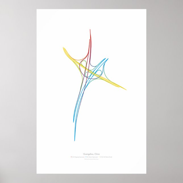 Póster Coreografía de intercambio: Cantón, China 3 (Frente)