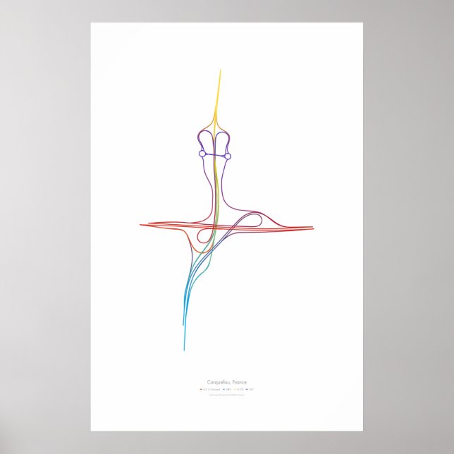 Póster Coreografía de intercambio: Carquefou, Francia (Frente)