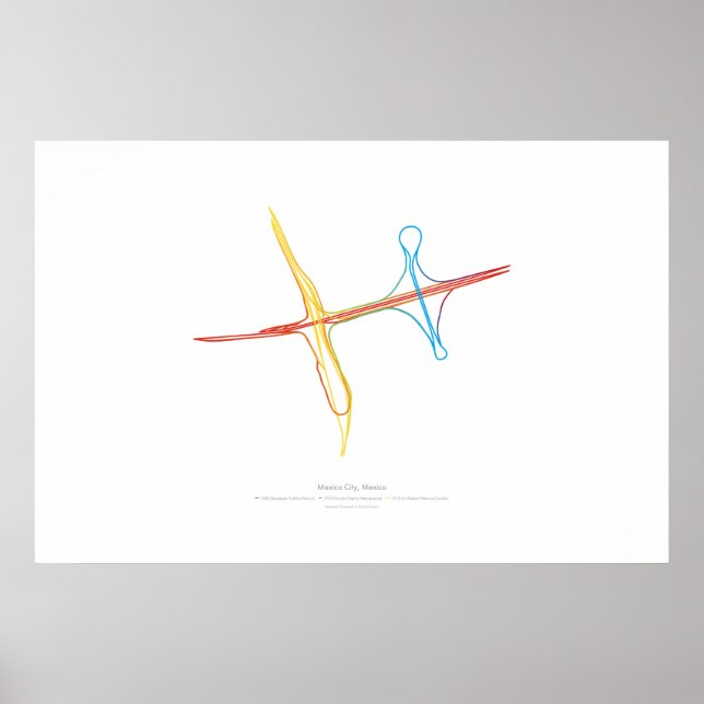 Póster Coreografía de intercambio: Ciudad de México, Méxi (Frente)