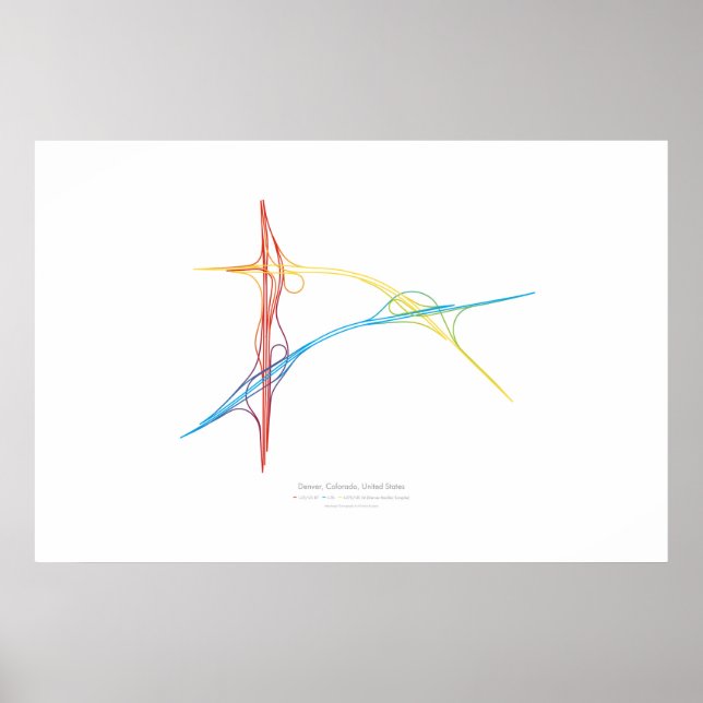 Póster Coreografía de intercambio: Denver, CO, EE. UU. (Frente)