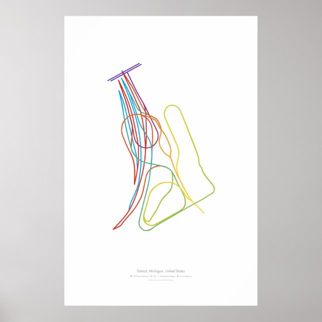 Póster Coreografía de intercambio: Detroit, MI, EE. UU. (Frente)