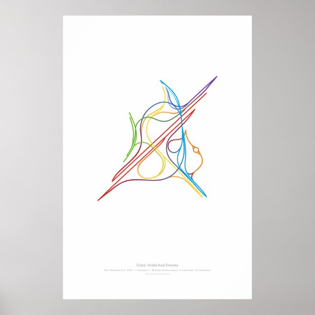 Póster Coreografía de intercambio: Dubai, Emiratos Árabes (Frente)