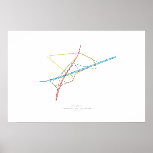 Póster Coreografía de intercambio: Gliwice, Polonia (Frente)