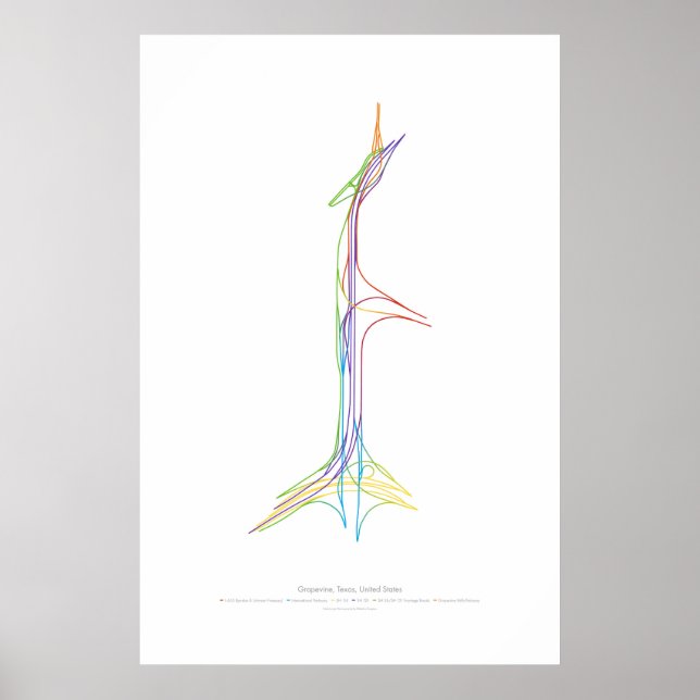 Póster Coreografía de Intercambio: Grapevine, TX, EE. UU. (Frente)