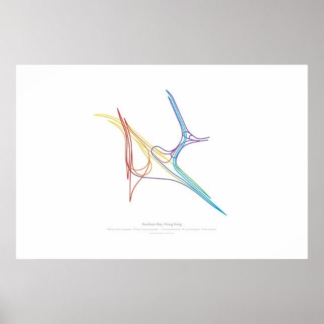 Póster Coreografía de Intercambio: Kowloon Bay, Hong Kong (Frente)