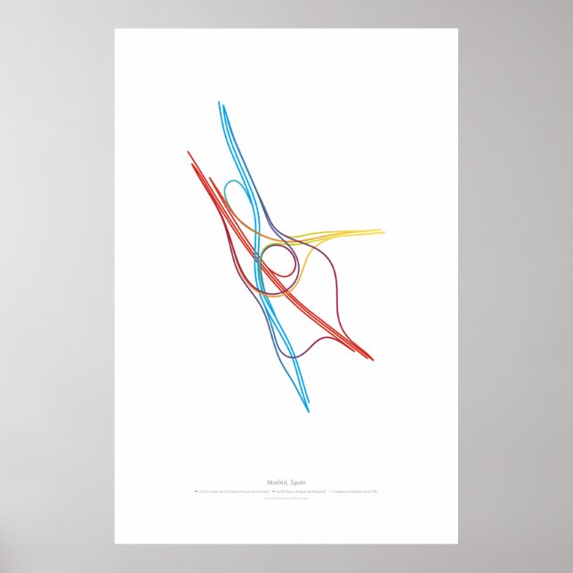 Póster Coreografía de intercambio: Madrid, España 2 (Frente)