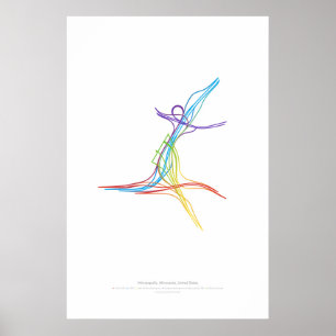 Póster Coreografía de intercambio: Minneapolis, MN, EE. U