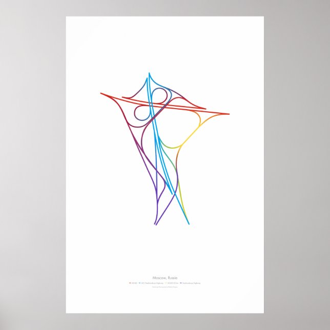 Póster Coreografía de intercambio: Moscú, Rusia (Frente)