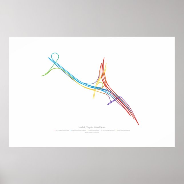 Póster Coreografía de intercambio: Norfolk, VA, US 3 (Frente)