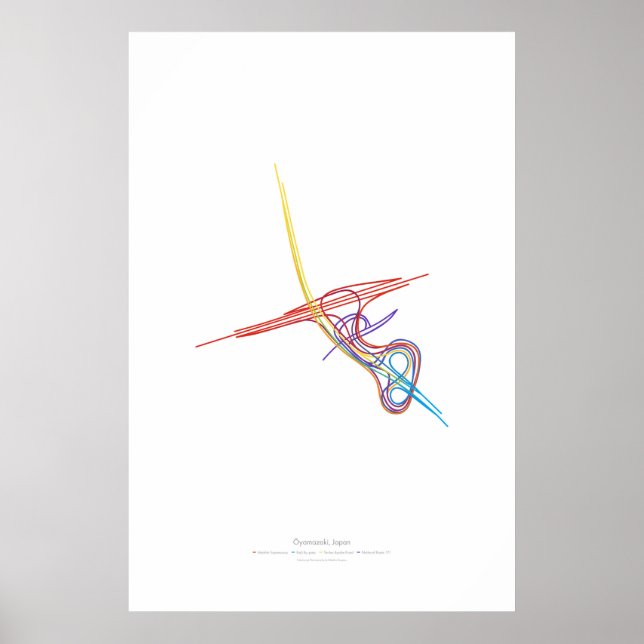Póster Coreografía de intercambio: Ōyamazaki, Japón (Frente)