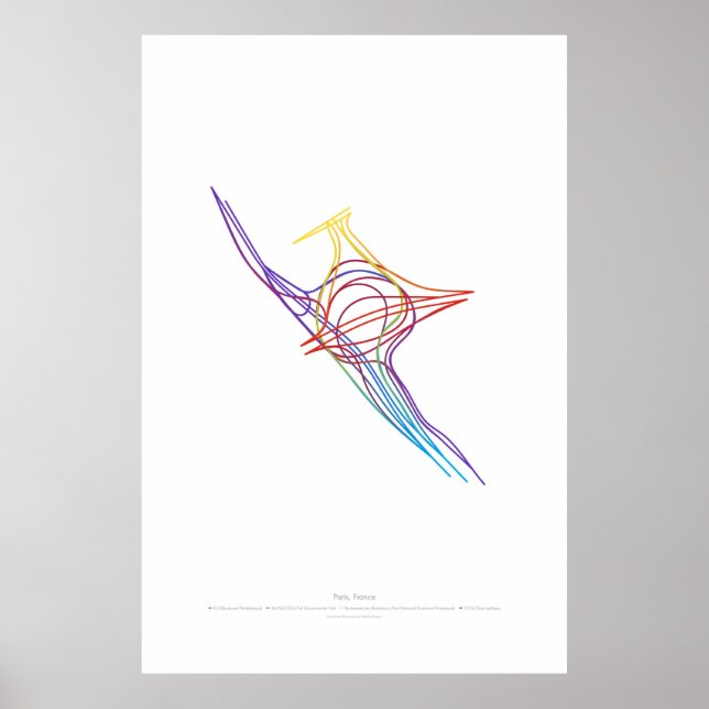 Póster Coreografía de intercambio: París, Francia (Frente)