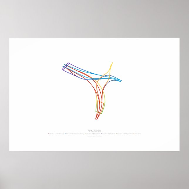 Póster Coreografía de intercambio: Perth, Australia 1 v2 (Frente)