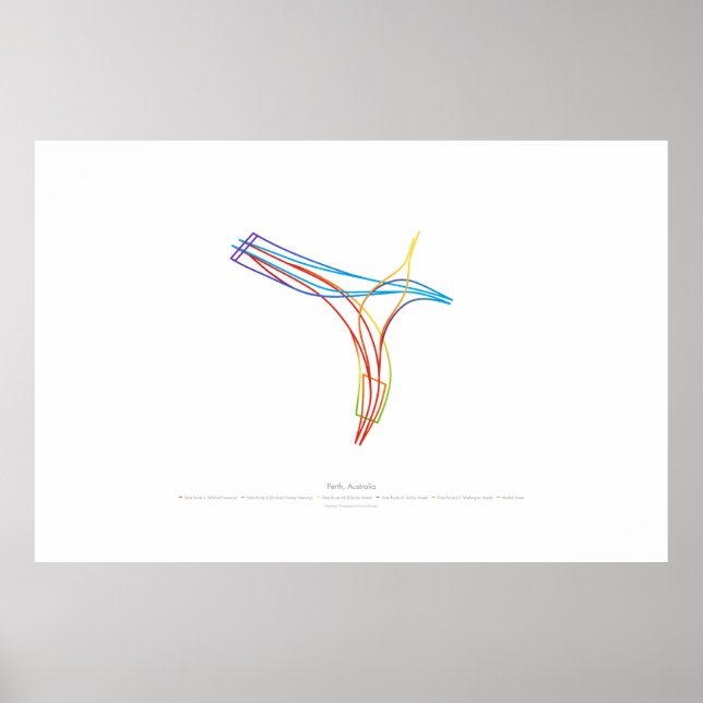 Póster Coreografía de intercambio: Perth, Australia 1 v2 (Frente)