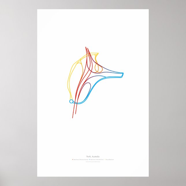 Póster Coreografía de intercambio: Perth, Australia 2 (Frente)