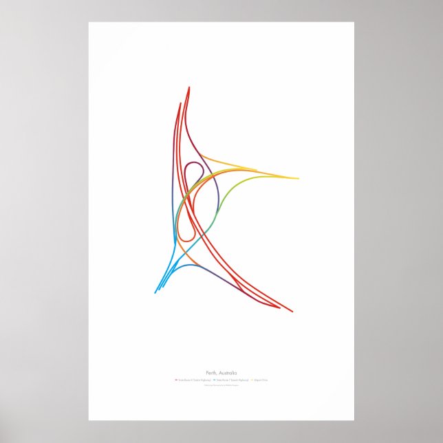 Póster Coreografía de intercambio: Perth, Australia 3 (Frente)